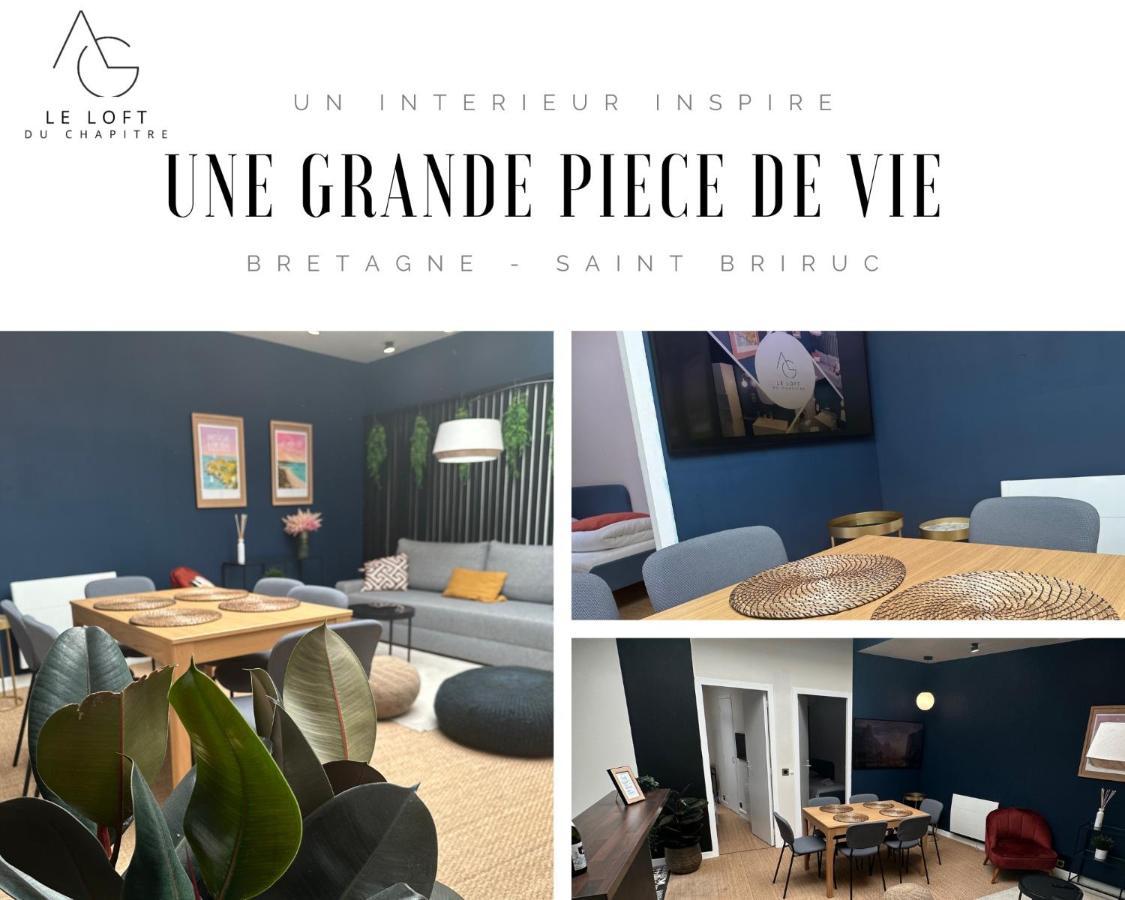 サン・ブリューLe Loft Du Chapitreアパートメント エクステリア 写真